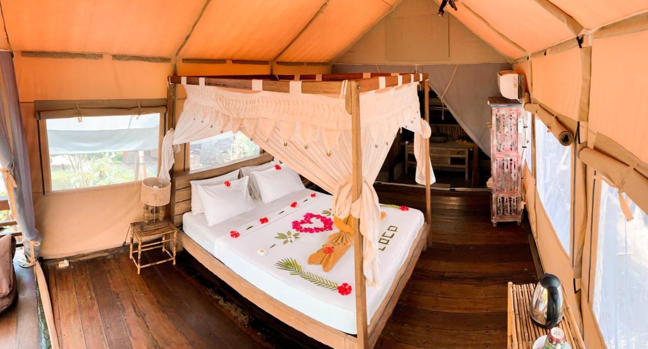 La Cocoteraie Ecolodge - Luxury Glamping Tents Gili Trawangan Kültér fotó