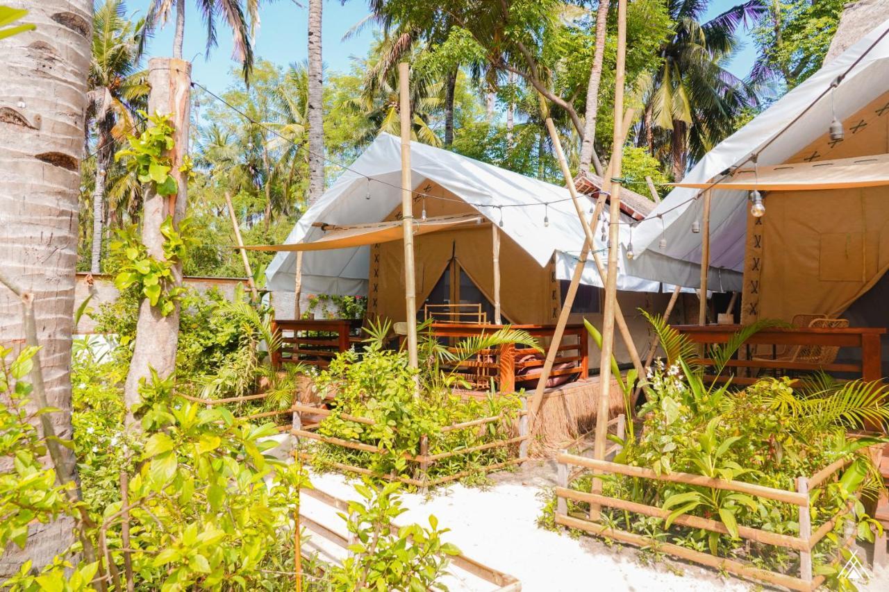 La Cocoteraie Ecolodge - Luxury Glamping Tents Gili Trawangan Kültér fotó